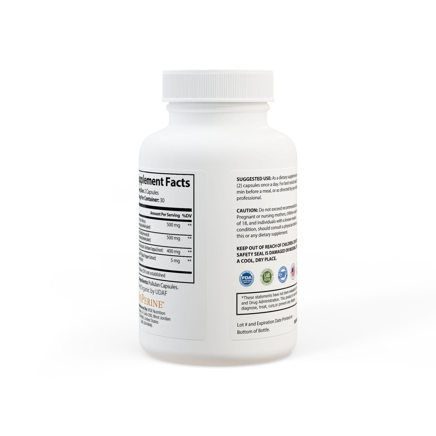 Sea Moss Supplement – 60 Capsules